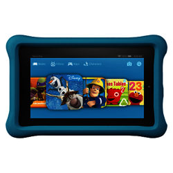 New Amazon Fire Kids Edition 7 Tablet, Quad-core, Fire OS, 7, Wi-Fi, 16GB Blue